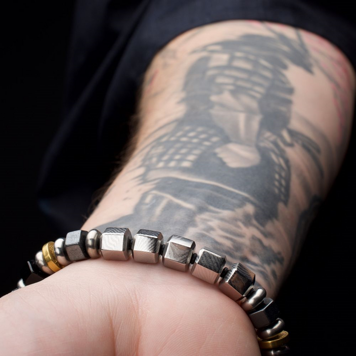 Bushido Virtue Bracelet - RONIN: Self-Control 7.75 inch