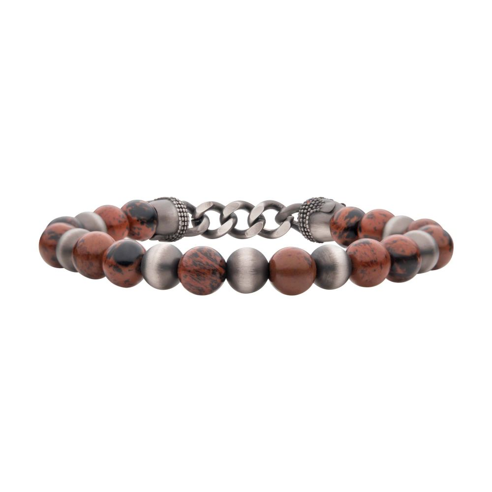 Genuine Mahogany Obsidian Stone Beads