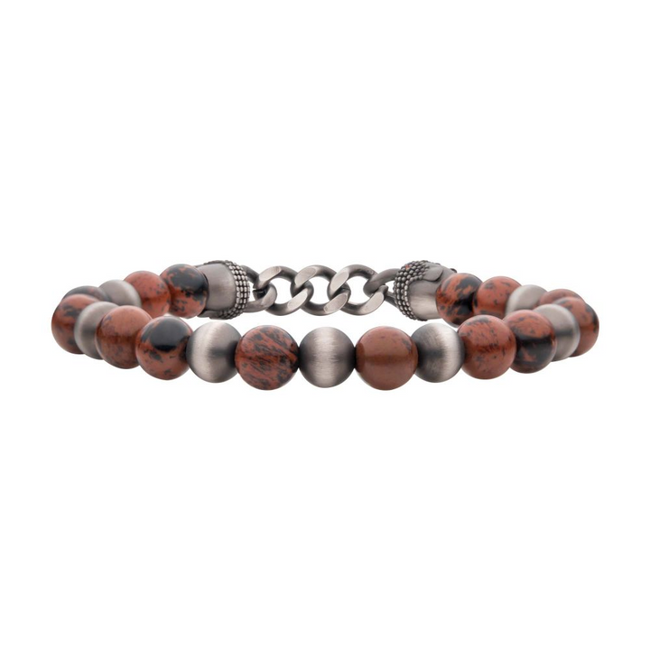 Genuine Mahogany Obsidian Stone Beads