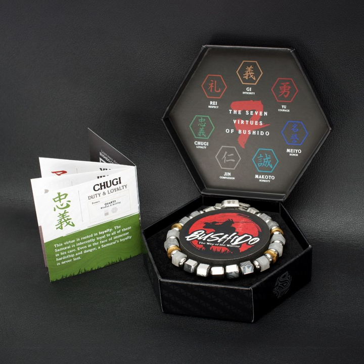 Bushido Virtue Bracelet DUTY AND LOYALTY 8.5 inch