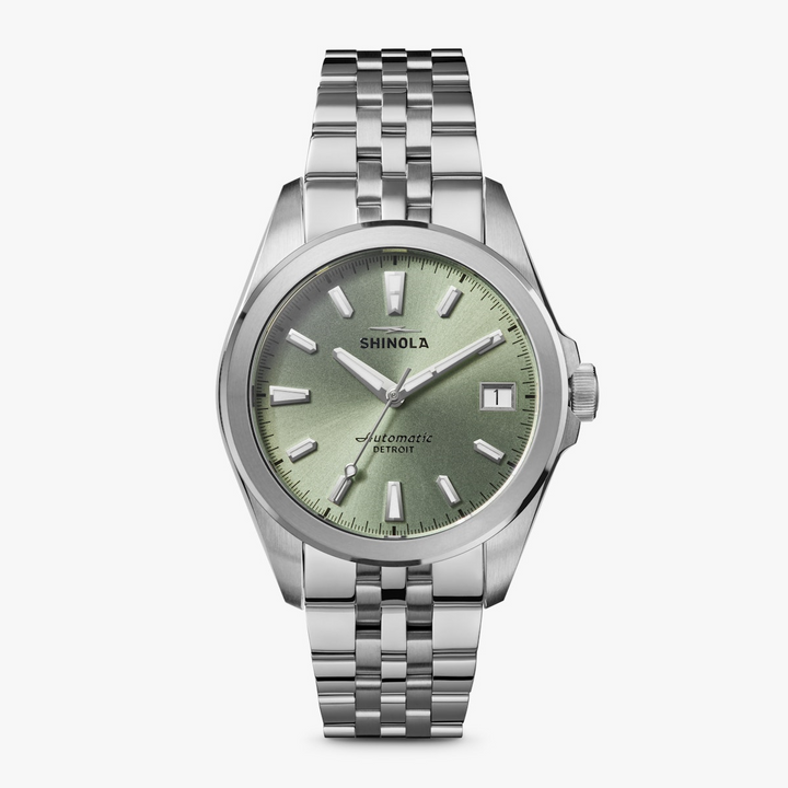 Shinola eucalyptus green dial Circadian Monster Unisex 36 mm Automatic Watch with Date S0120299739