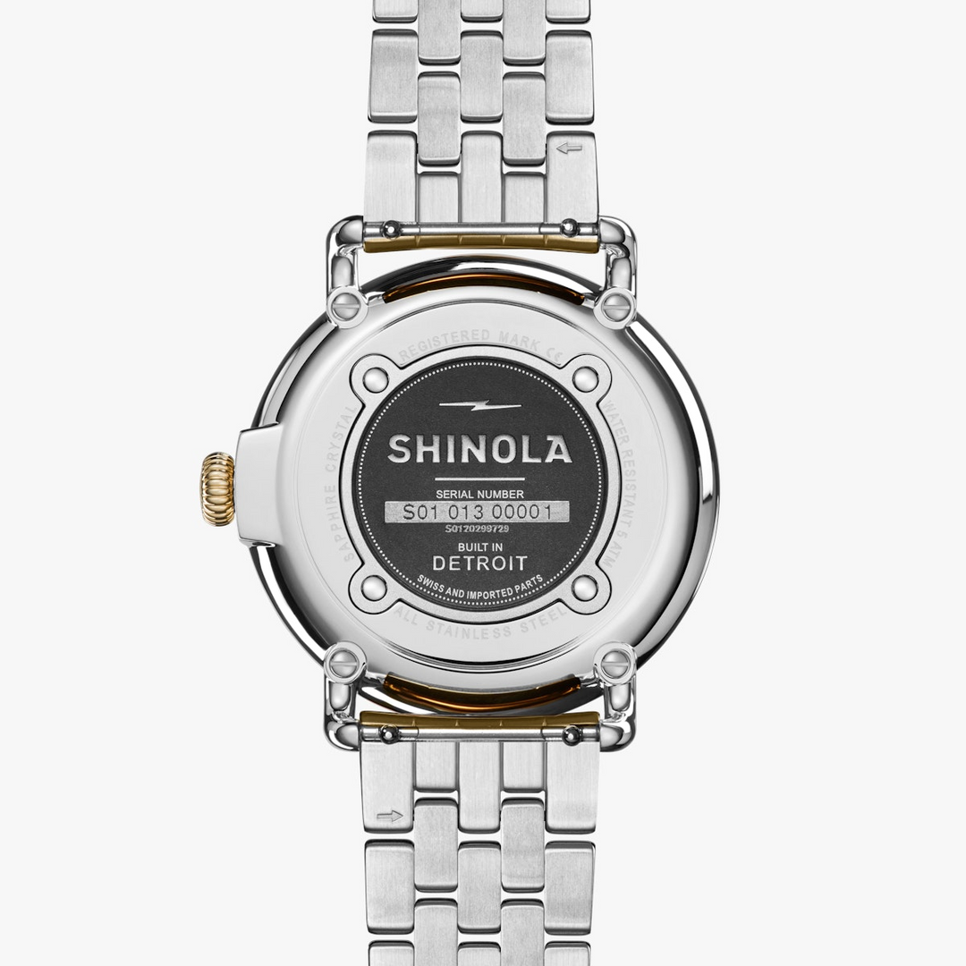 Shinola Mother of Pearl Dial Runwell Men's 41mm Quartz Watch with Small Seconds S0120299729