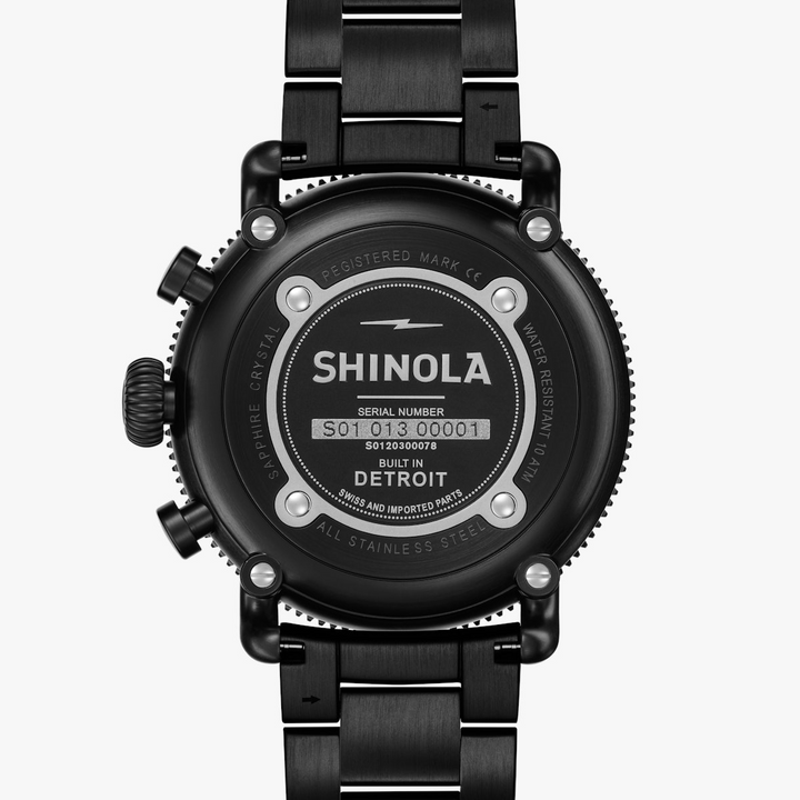 Shinola Runwell Men's 48mm Quartz Watch with Chronograph S0120300078
