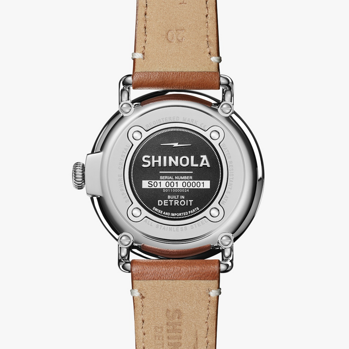 Shinola Slate Blue Dial Runwell Men's 41 mm Quartz Watch with Small Seconds S0110000024