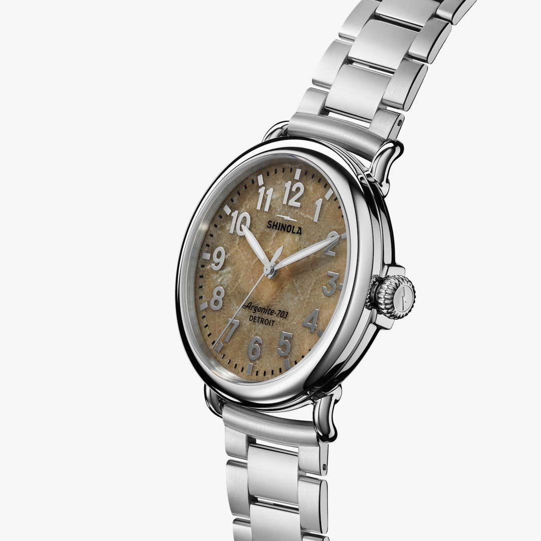 Shinola Runwell Men's 41mm Quartz Watch with Hours-Minutes-Seconds S0120299731