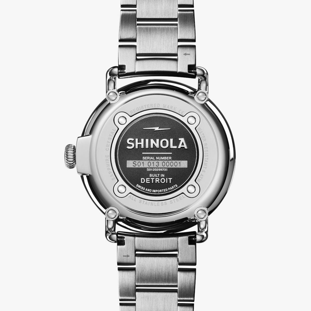 Shinola Petoskey Stone dial Runwell Men's 41mm Quartz Watch with Hours-Minutes-Seconds S0120299731
