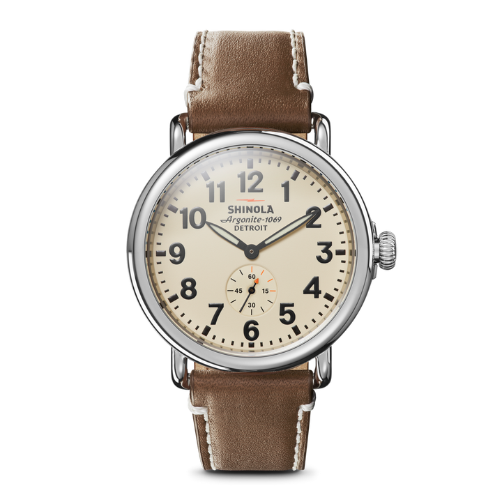 Shinola Runwell Men's 41 mm Quartz Watch with Small Seconds S0110000110