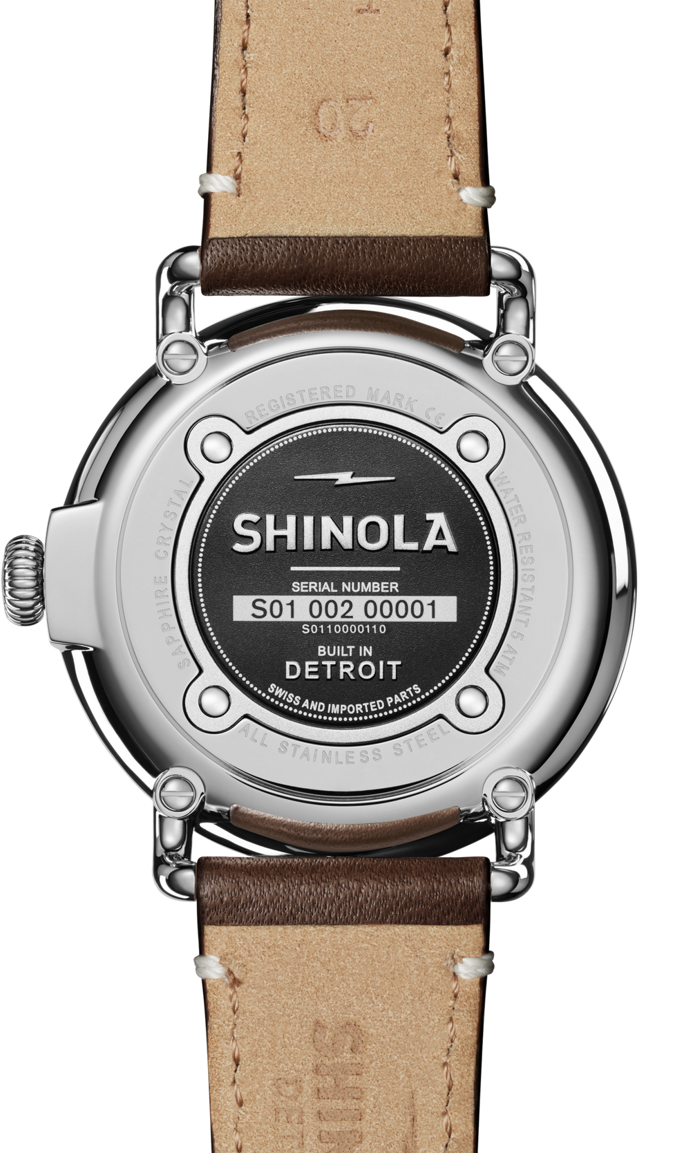 Shinola Runwell Men's 41 mm Quartz Watch with Small Seconds S0110000110