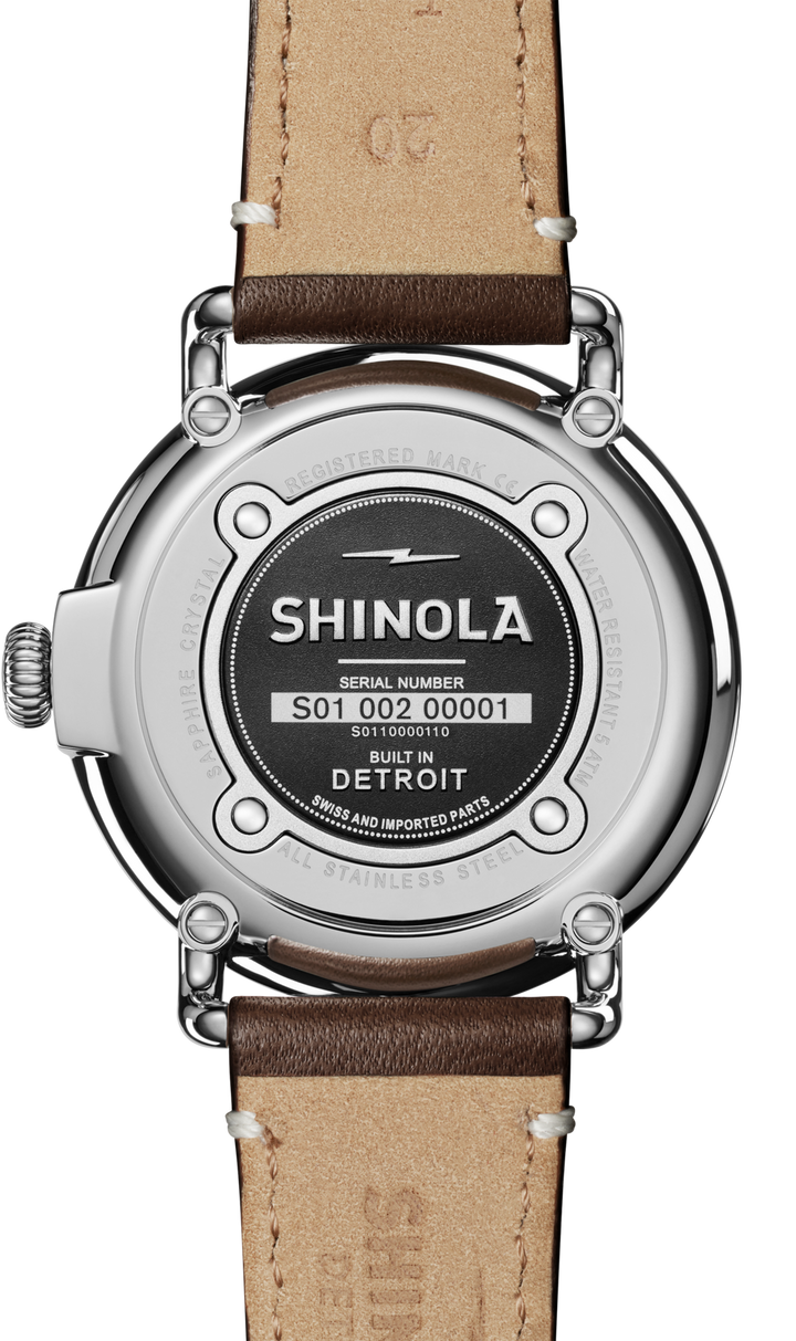 Shinola Runwell Men's 41 mm Quartz Watch with Small Seconds S0110000110