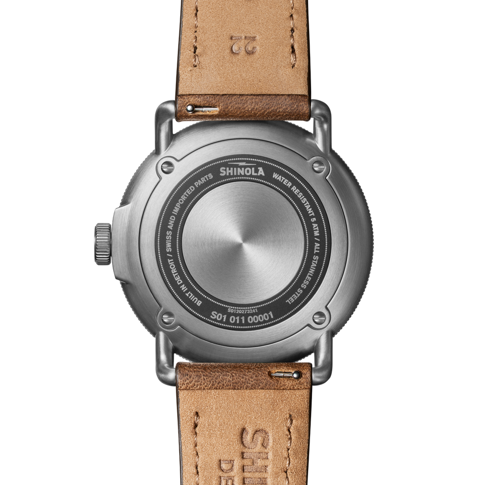 Shinola Canfield Men's 43mm Quartz Watch with Day-Date S0120273241