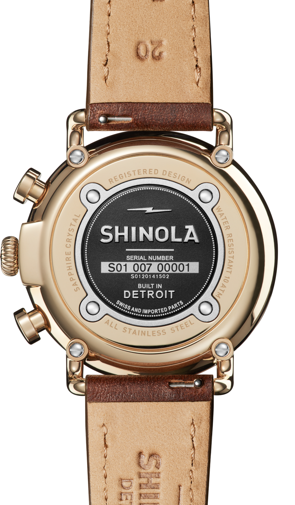 Shinola Runwell Men's 41mm Quartz Watch with Chronograph S0120141502