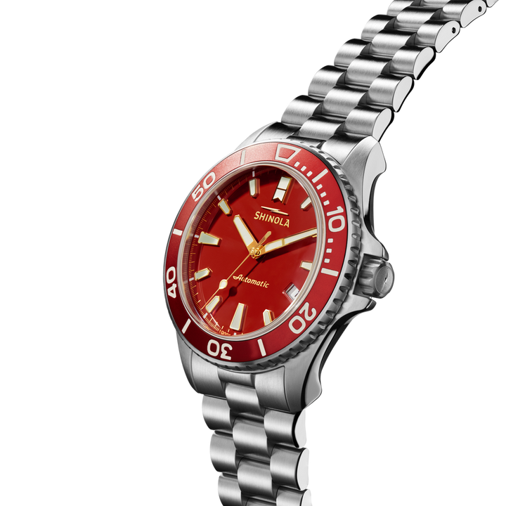 Shinola Lava Lake Monster Men's 43 mm Automatic Watch with Date S0120291080
