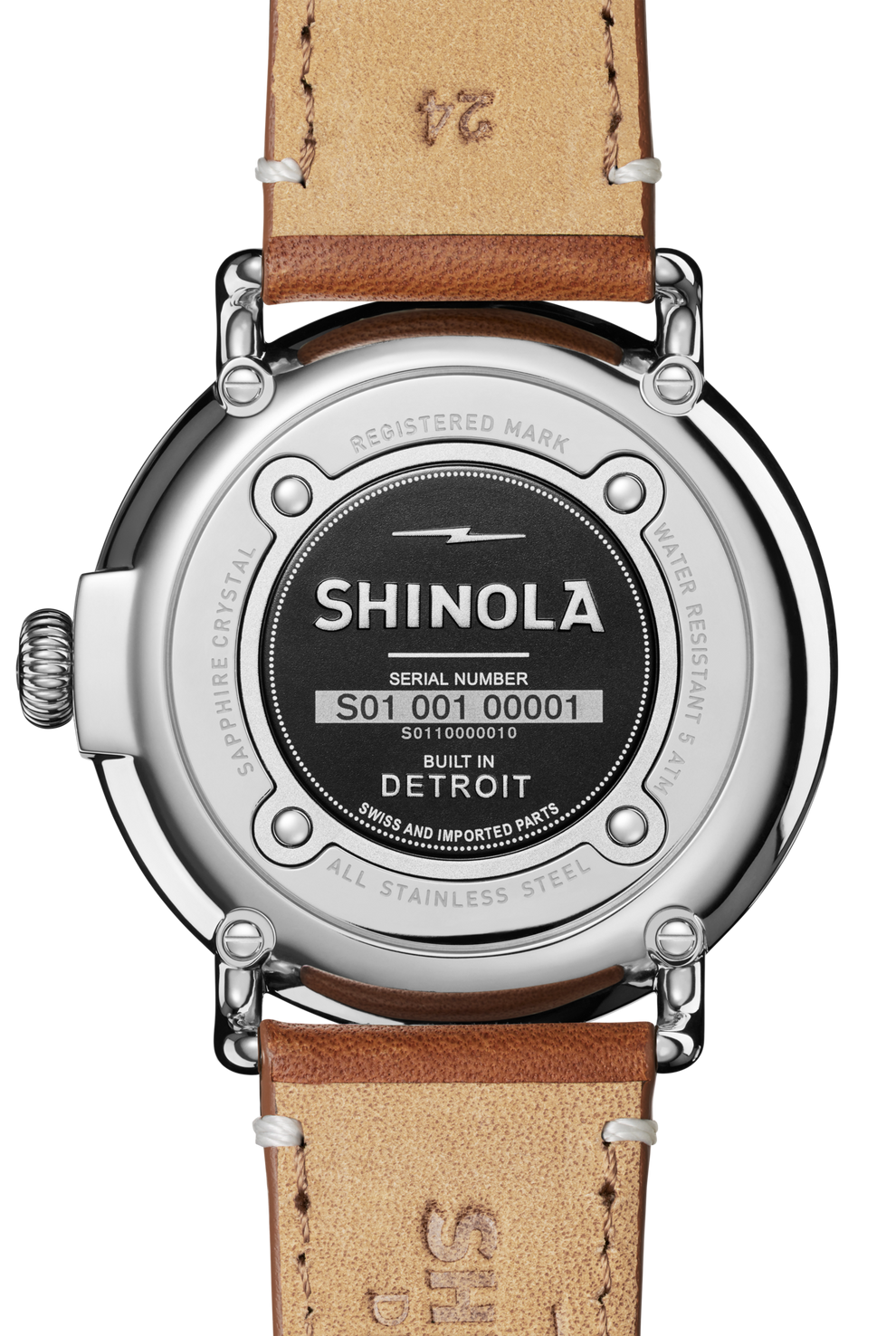 Shinola White Dial Runwell Men's 47 MM Quartz Watch with Small Seconds S0110000010