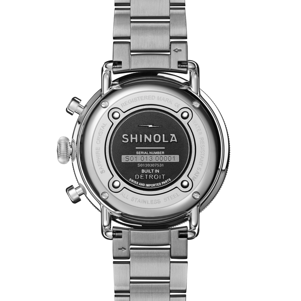 Shinola Canfield Men's 43mm Quartz Watch with Chronograph S0120307531