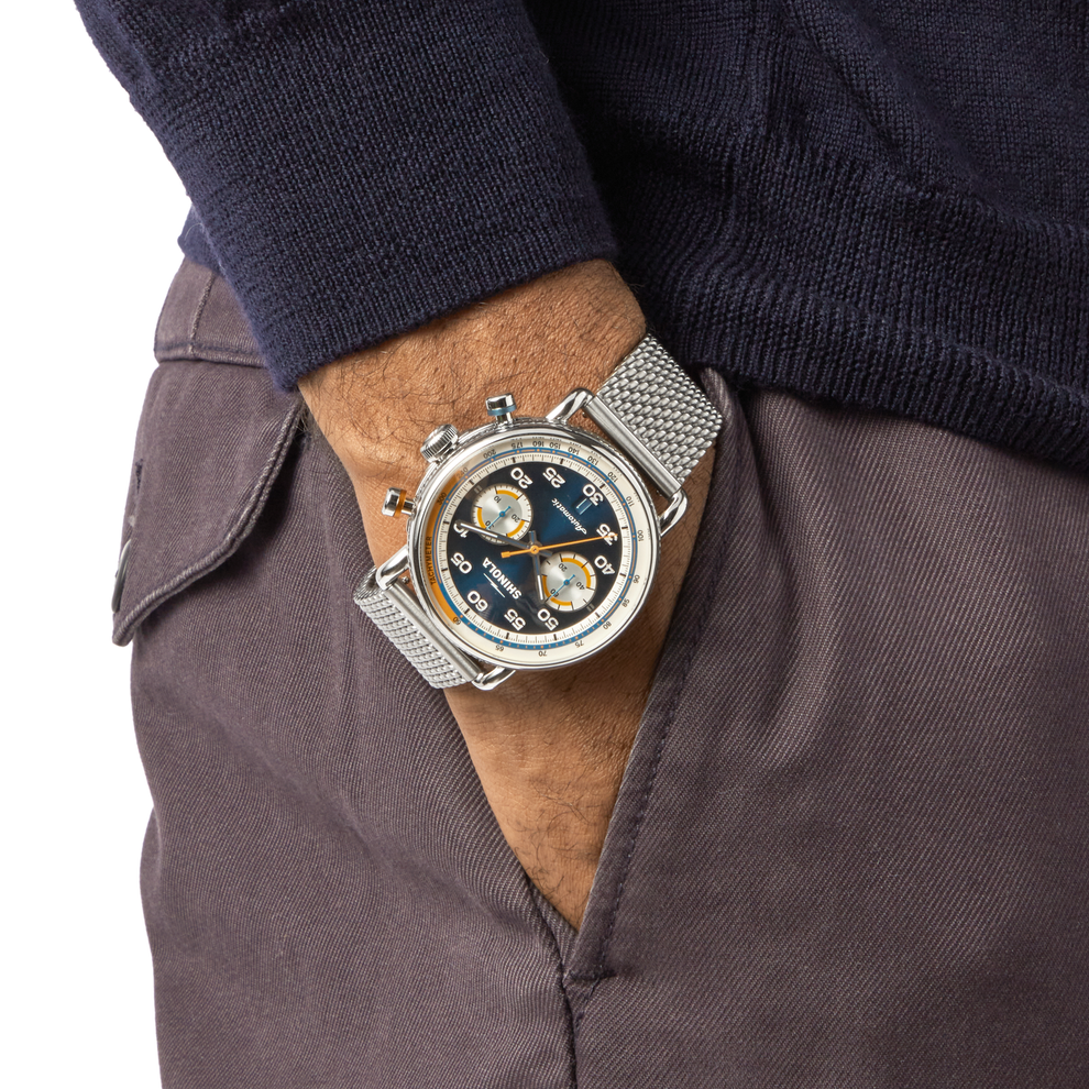 Shinola Canfield Men's 44 mm Automatic Watch with Chronograph S0120308430