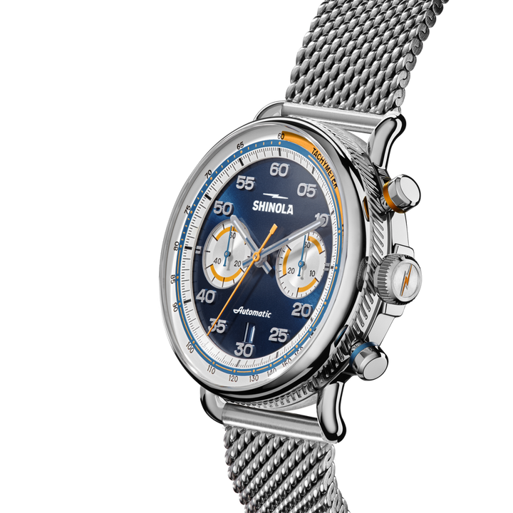 Shinola Canfield Men's 44 mm Automatic Watch with Chronograph S0120308430