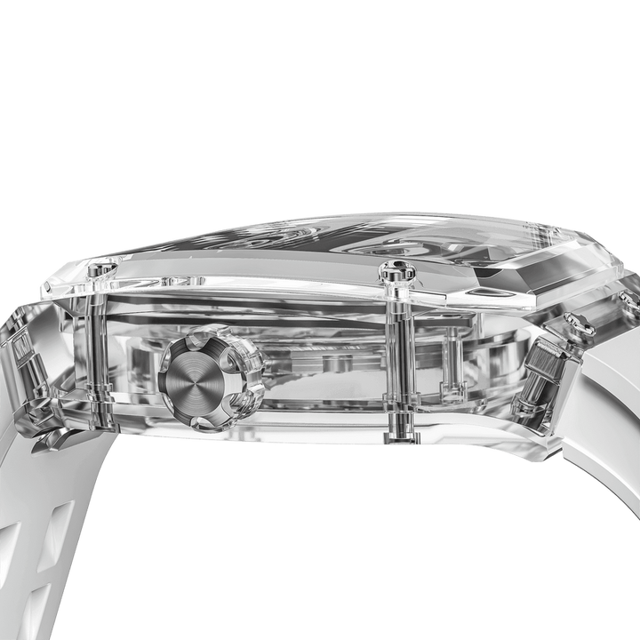 Tsar Bomba Light Matter Clear Dial Automatic with Multifunction Clear Chronite case TB8223-Light Matter