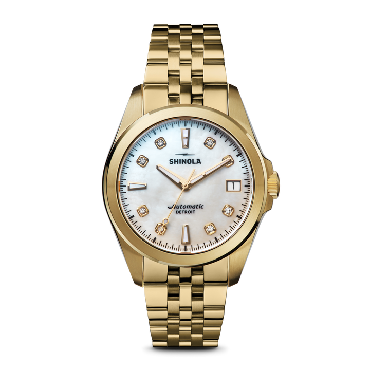Shinola Monster Unisex 36mm Automatic Watch with Hours-Minutes-Seconds S0120484270