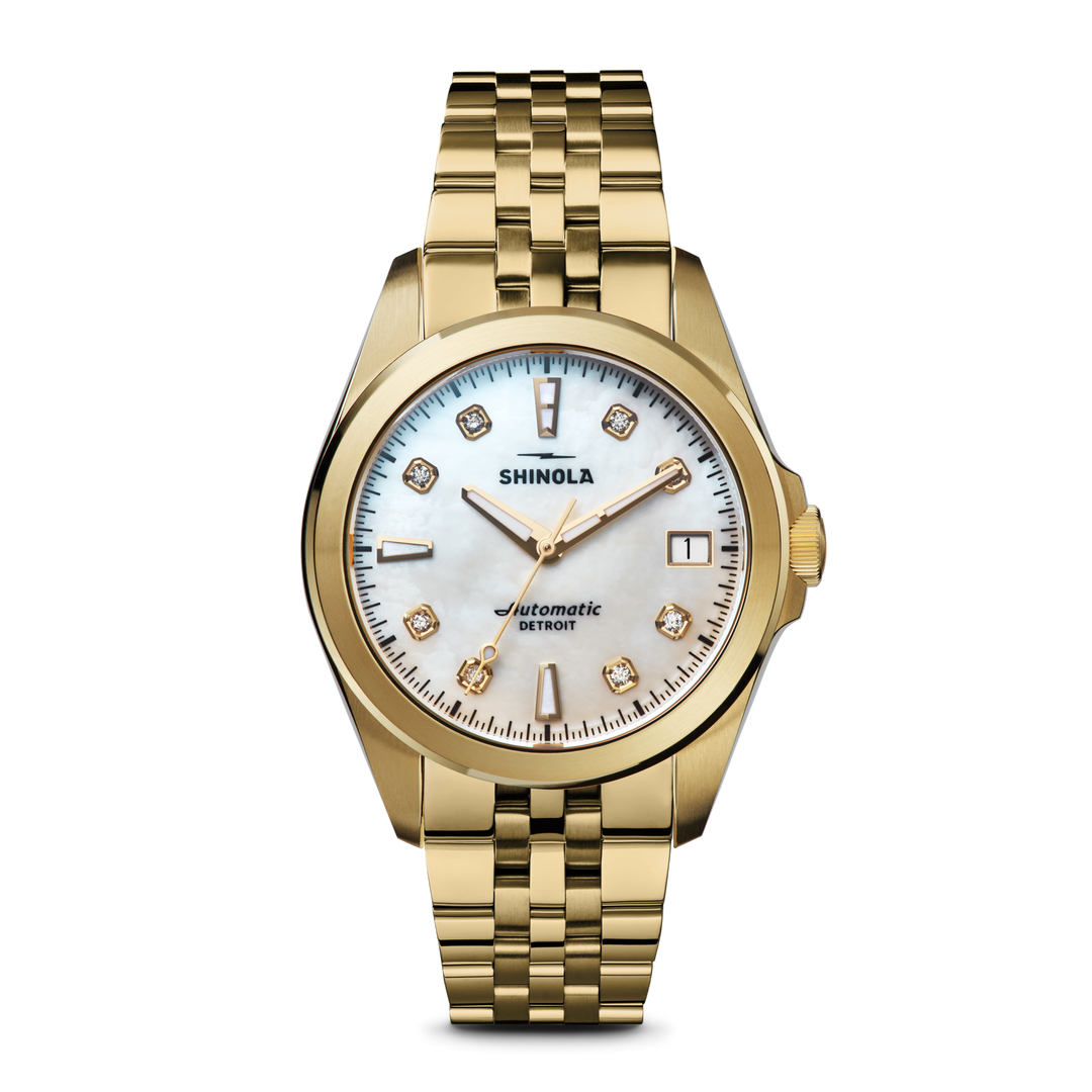 Shinola Monster Unisex 36mm Automatic Watch with Hours-Minutes-Seconds S0120484270