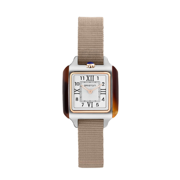 Briston Streamliner Kennedy White Dial Stainless Steel Case Quartz with Two Hand 252025.PRA.T.2.NT