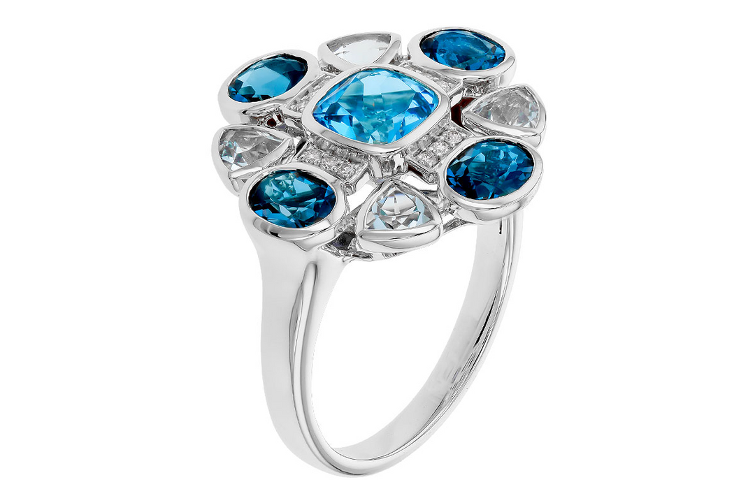 Colored Stone Rings  -  Women'