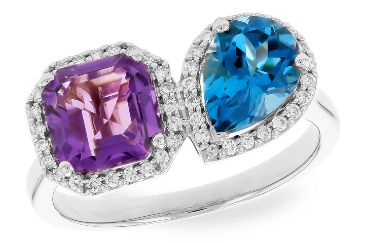 Colored Stone Rings  -  Women'