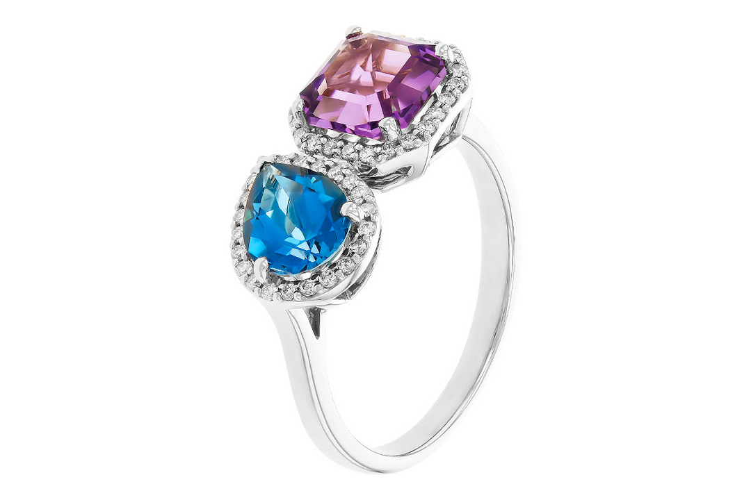 Colored Stone Rings  -  Women'
