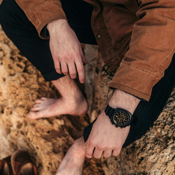 Briston Clubmaster Legend Black Dial Stainless Steel Case Quartz with Chronograph 18142.PBAM.BS.4.NB