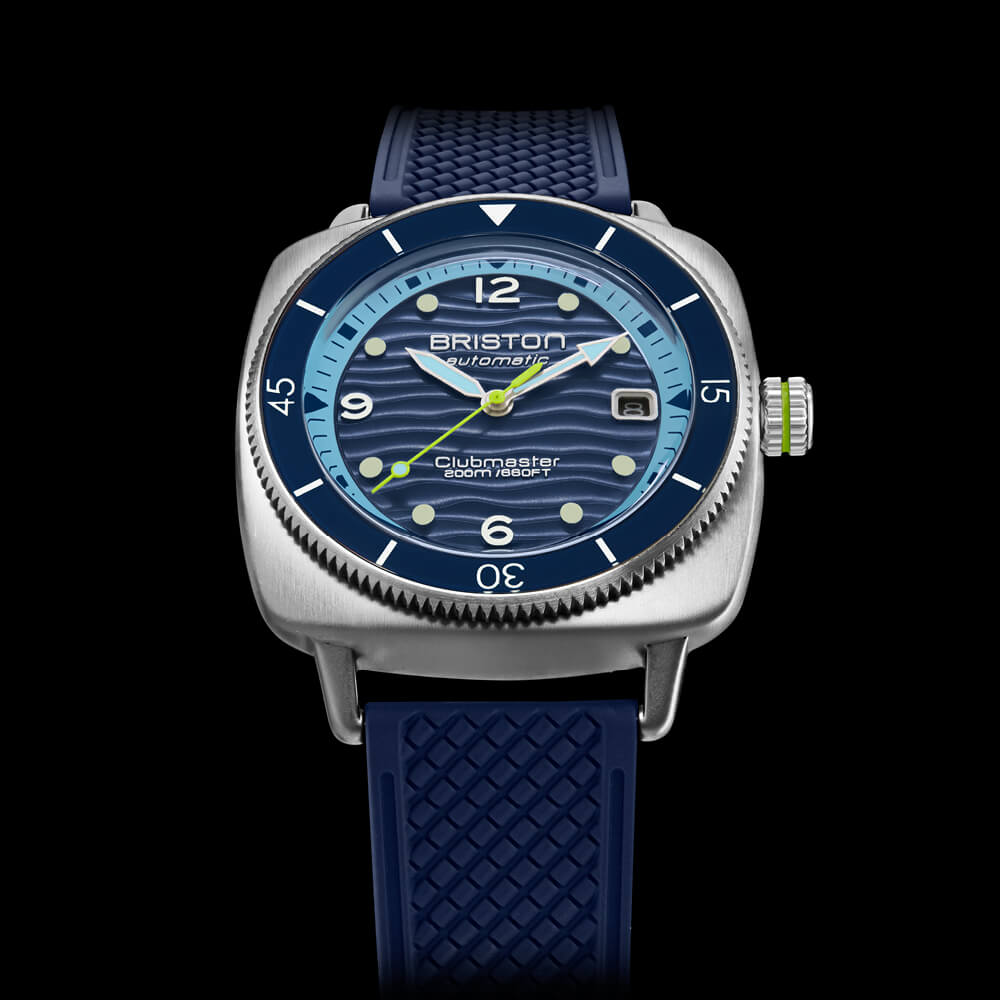 Briston Clubmaster Legend Blue Dial Stainless Steel Case Automatic with Date 261740.S.LD.15.FNB