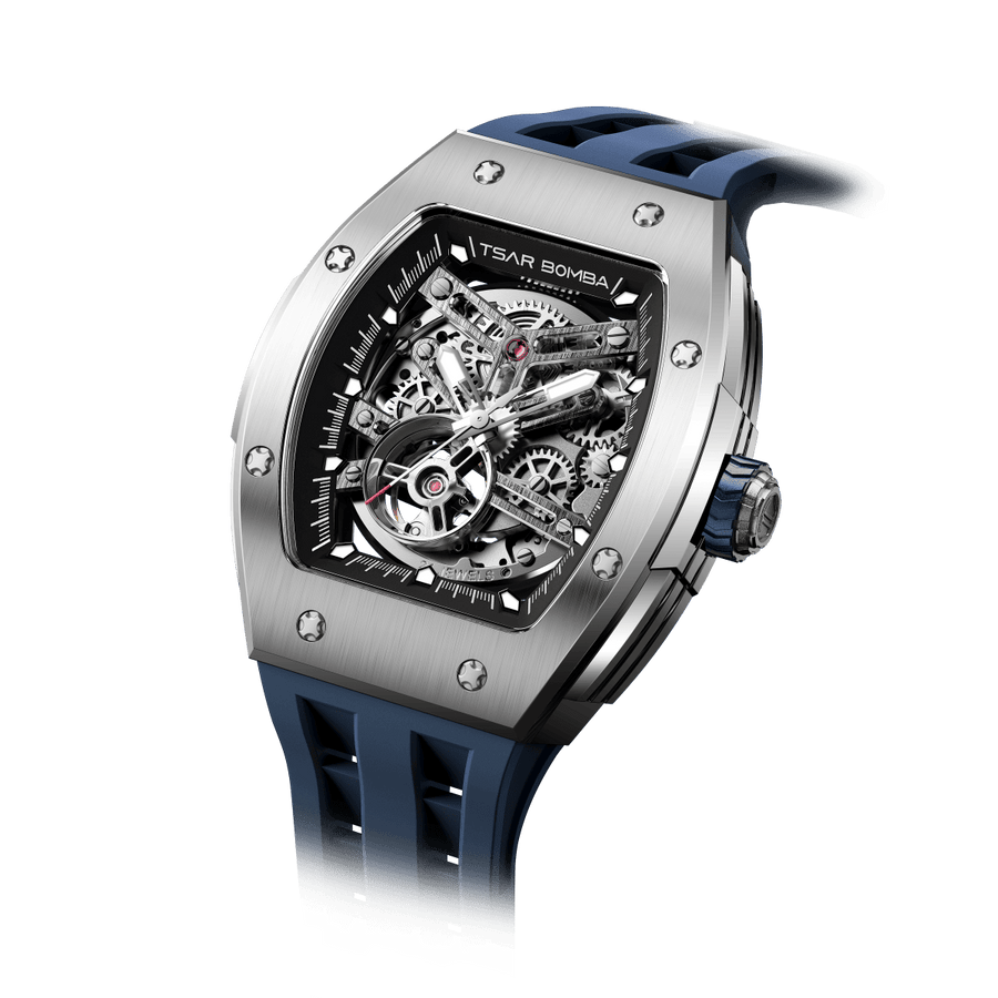 Tsar Bomba Elemental Skeleton Dial Automatic with Hours-Minutes-Seconds TB8228A-01