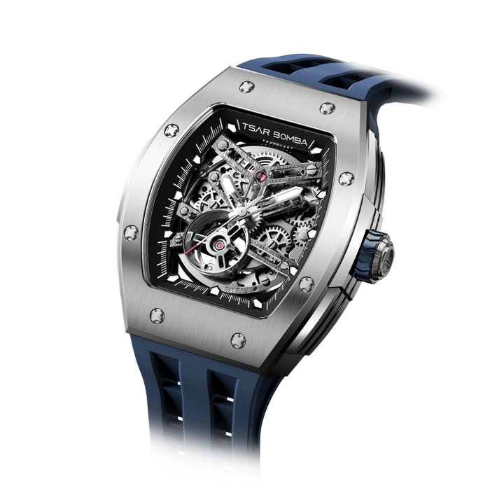 Tsar Bomba Elemental Skeleton Dial Automatic with Hours-Minutes-Seconds TB8228A-01