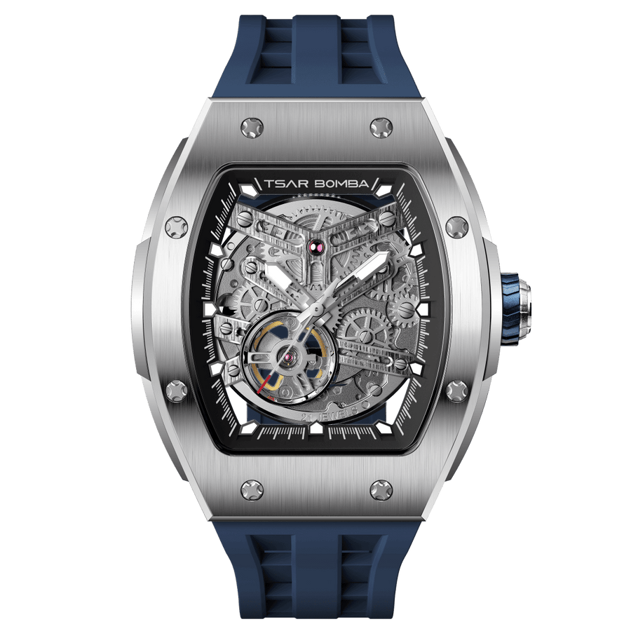 Tsar Bomba Elemental Skeleton Dial Automatic with Hours-Minutes-Seconds TB8228A-01