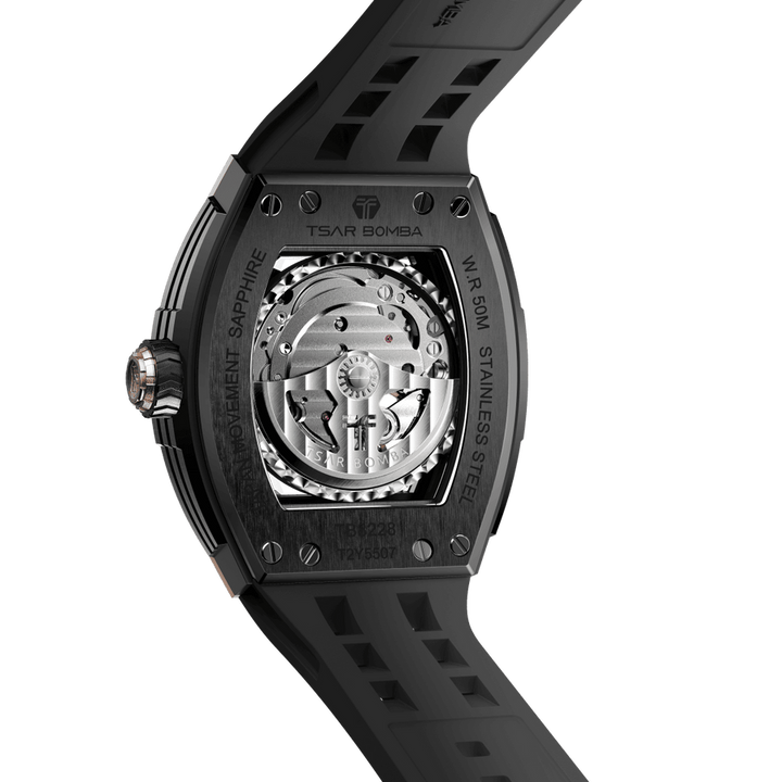 Tsar Bomba Elemental Skeleton Dial Automatic with Hours-Minutes-Seconds TB8228A-04