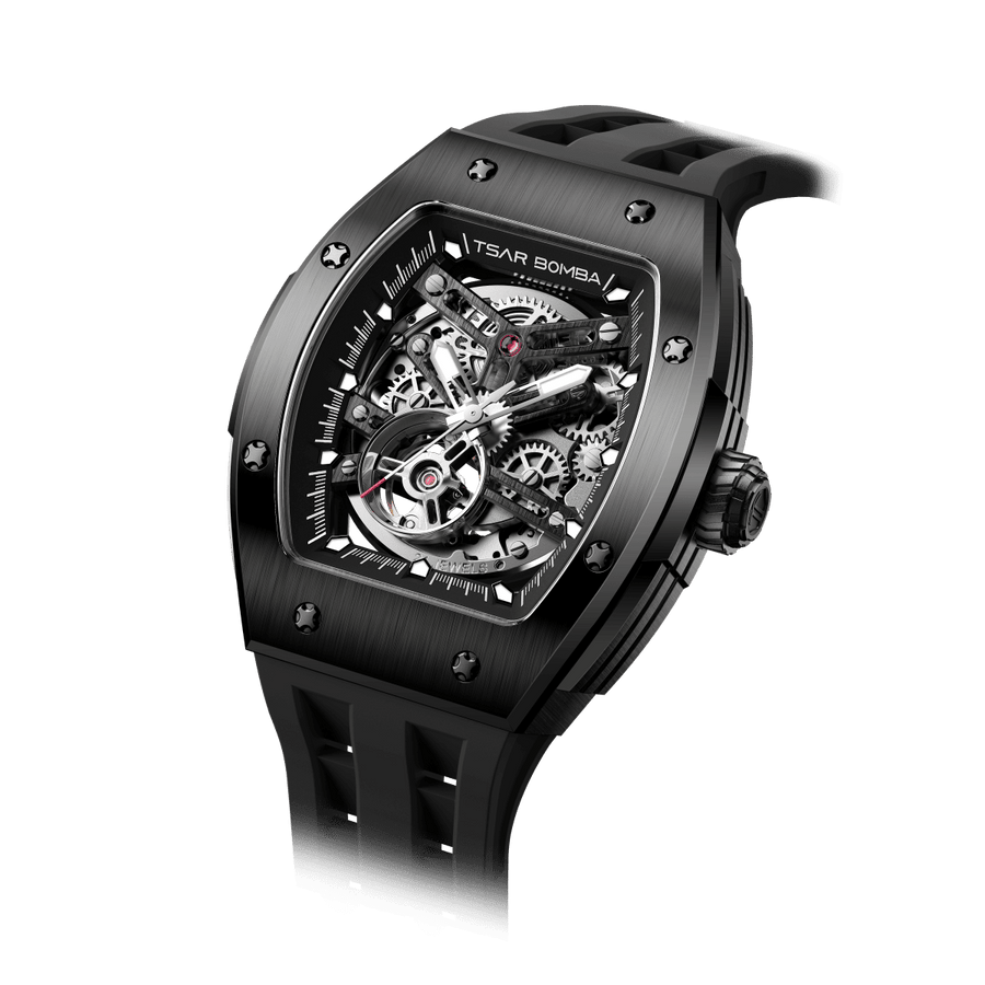 Tsar Bomba Elemental Skeleton Dial Automatic with Hours-Minutes-Seconds TB8228A-03