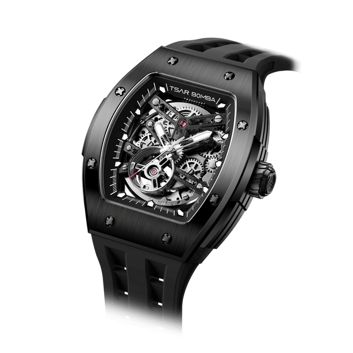 Tsar Bomba Elemental Skeleton Dial Automatic with Hours-Minutes-Seconds TB8228A-03