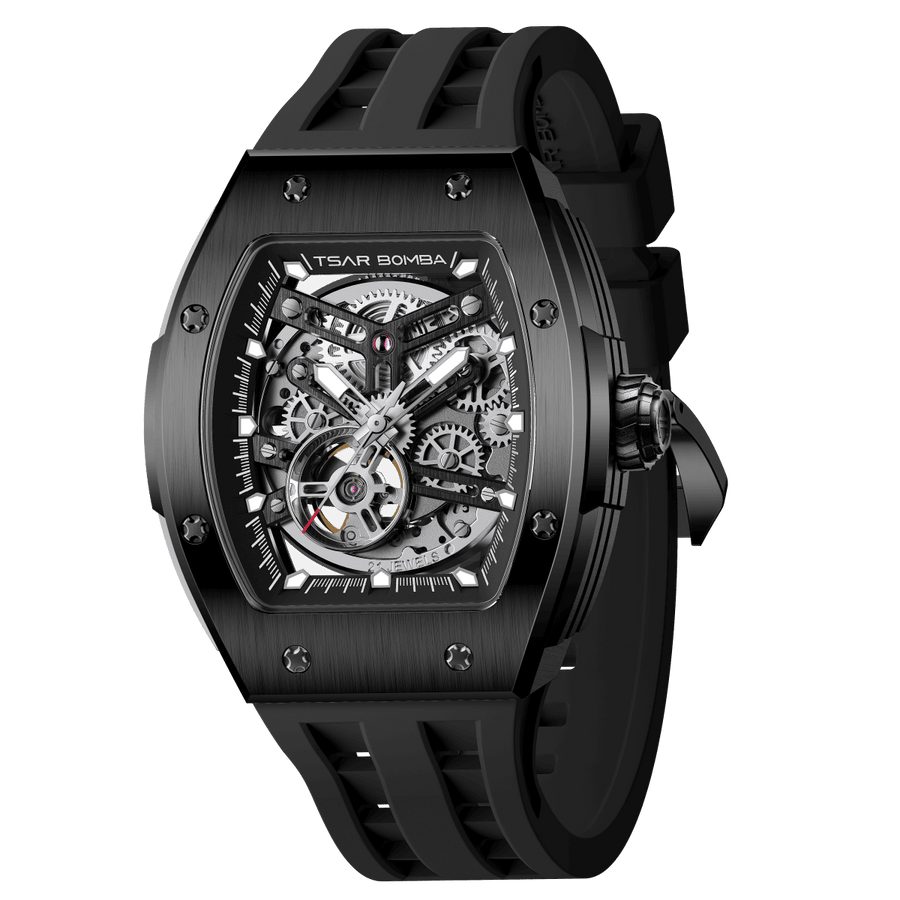 Tsar Bomba Elemental Skeleton Dial Automatic with Hours-Minutes-Seconds TB8228A-03