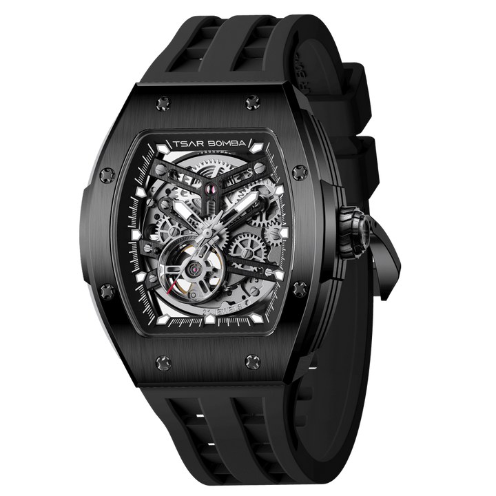 Tsar Bomba Elemental Skeleton Dial Automatic with Hours-Minutes-Seconds TB8228A-03