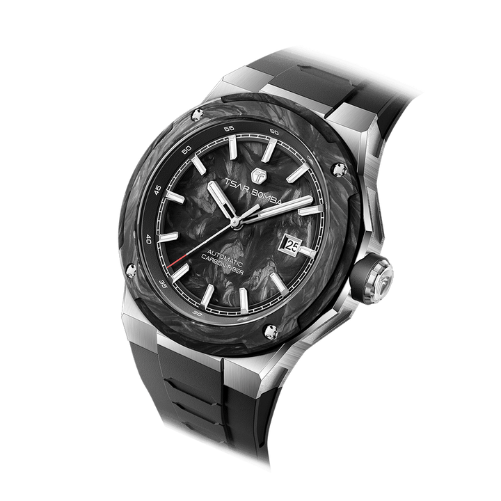 Tsar Bomba Electron Black Dial Automatic with Hours-Minutes-Seconds TB8230-02