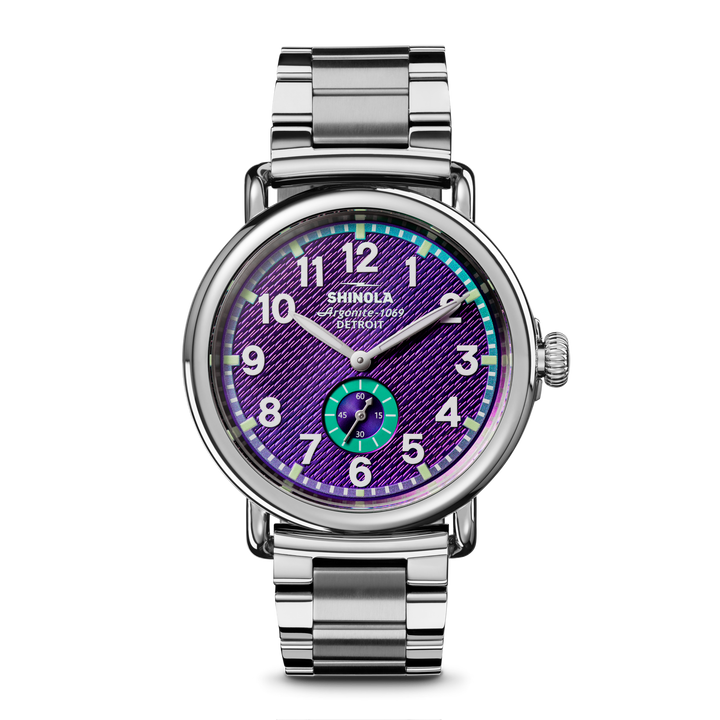 Shinola Runwell Unisex 41mm Quartz Watch with Small Seconds S0120494133