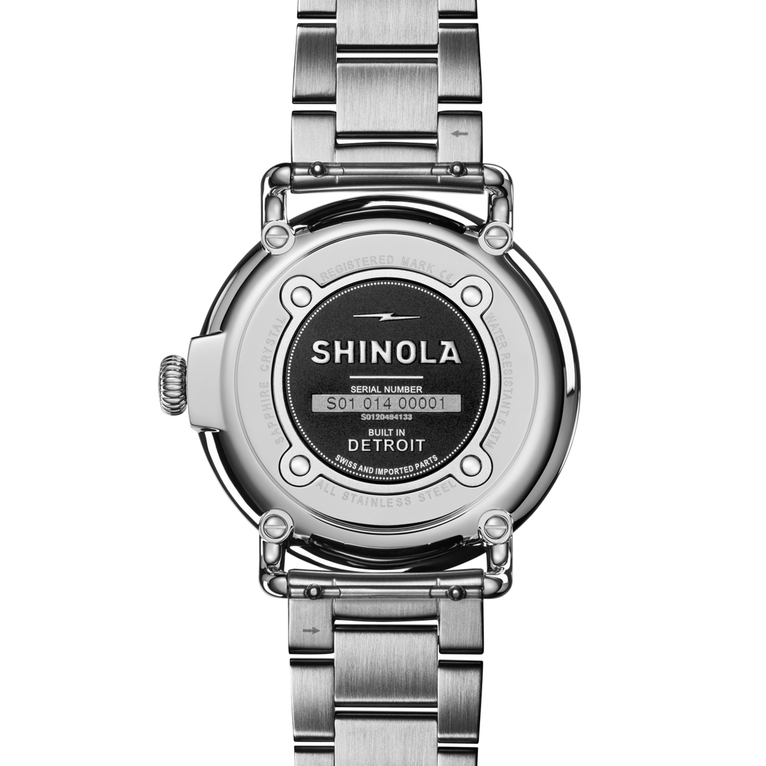 Shinola Runwell Unisex 41mm Quartz Watch with Small Seconds S0120494133