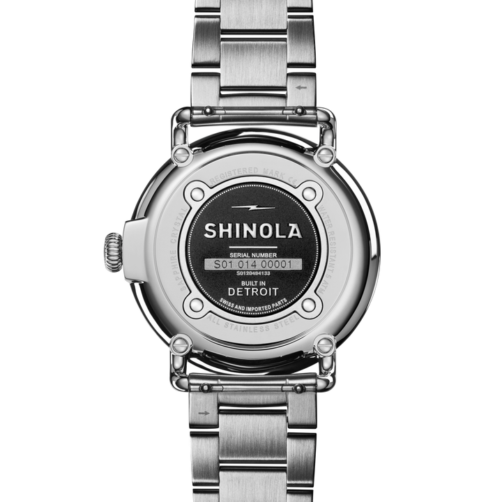 Shinola Runwell Unisex 41mm Quartz Watch with Small Seconds S0120494133