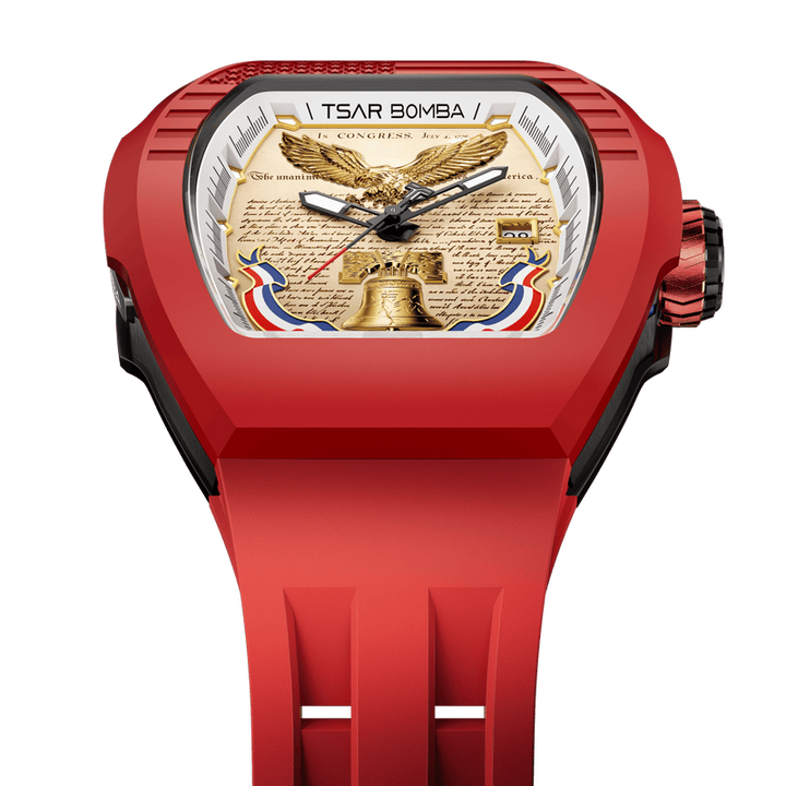 Tsar Bomba Champagne Dial Automatic with Hours-Minutes-Seconds Minuteman Edition(3 in 1) TB8218(1+3)USA