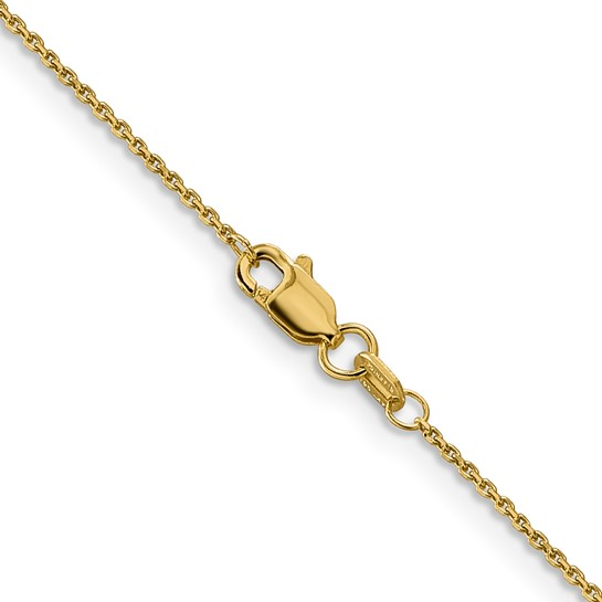 14k Yellow Gold Round Emerald Vintage Diamond Accented Pendant