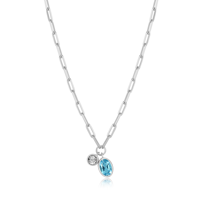 Lab Created Colored Stone Pendant/Necklace