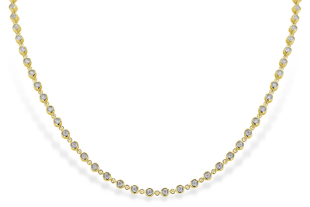 14k Yellow Gold Fancy Link 1.90 Total Diamond Bracelet