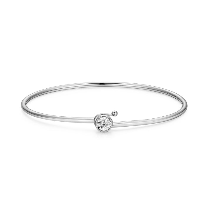 Sterling Silver 925 Purity Lab Grown Diamond Bracelet