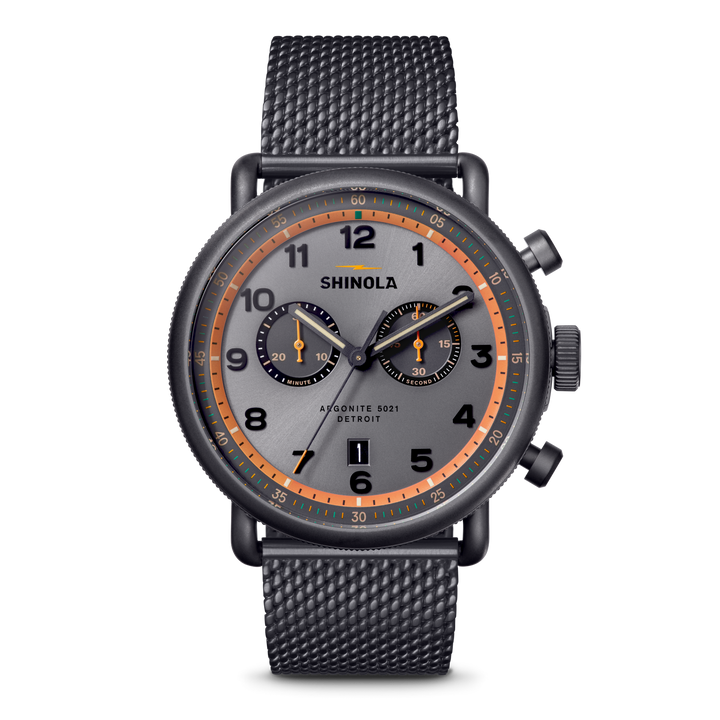 Shinola Canfield Men's 43mm Quartz Watch with Chronograph S0120494097