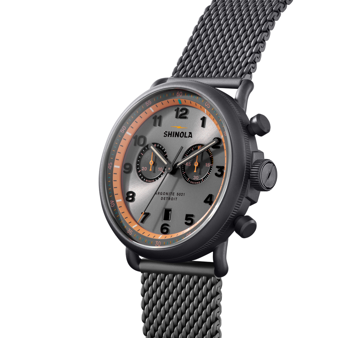 Shinola Canfield Men's 43mm Quartz Watch with Chronograph S0120494097