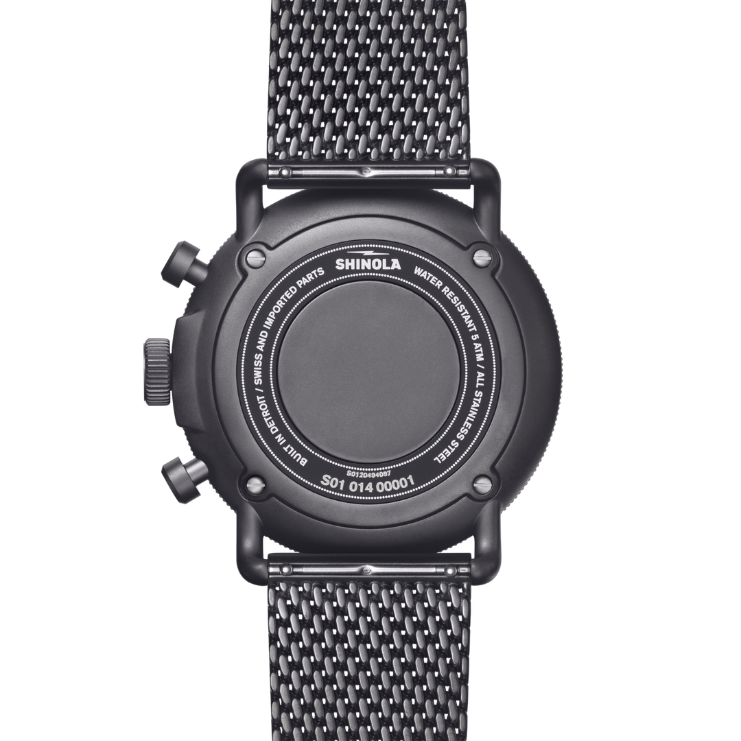Shinola Canfield Men's 43mm Quartz Watch with Chronograph S0120494097