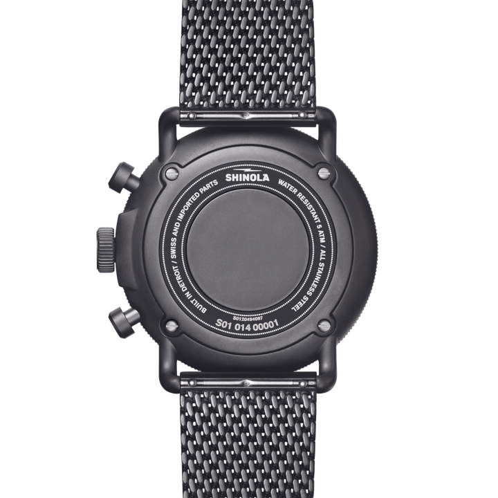 Shinola Canfield Men's 43mm Quartz Watch with Chronograph S0120494097